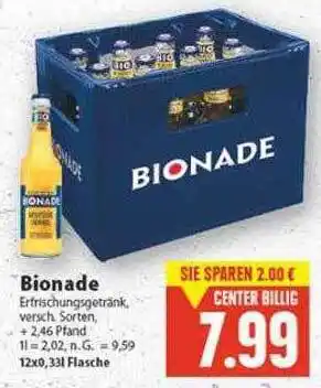 E-Center Bionade erfrischungsgetränk Angebot