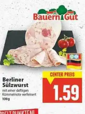 E-Center Bauern gut berliner sülzwurst Angebot