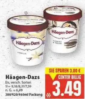 E-Center Häagen-dazs Angebot