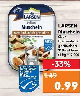 Kaufland Larsen muscheln Angebot