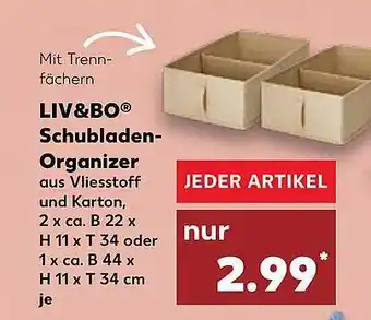 Kaufland Liv&bo schubladen-organizer Angebot