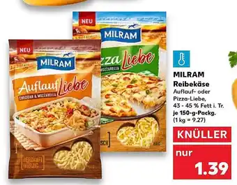 Kaufland Milram reibekäse Angebot