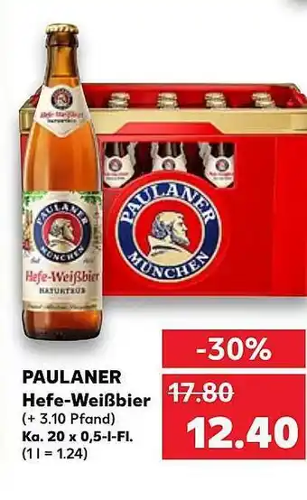 Kaufland Paulaner hefe-weißbier Angebot