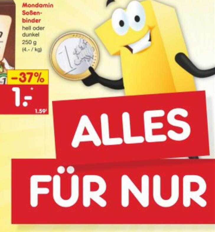Mondamin soßenbinder Angebot bei Netto MarkenDiscount