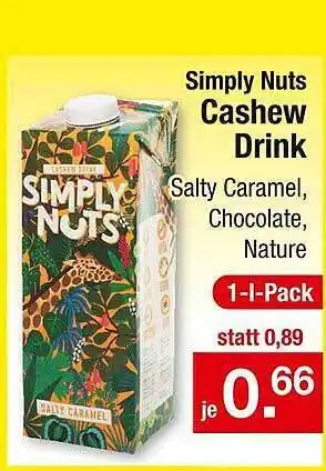 Zimmermann Simply nuts cashew drink Angebot