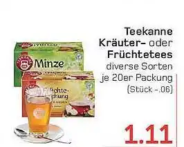 akzenta Teekanne kräuter- oder früchtetees Angebot