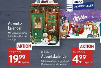 Aldi Nord Milka adventskalender oder adventskalender Angebot