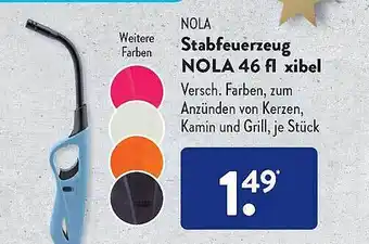 Aldi Süd Nola stabfeuerzeug nola 46 flexibel Angebot