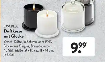 Aldi Süd Casa deco duftkerze mit glocke Angebot