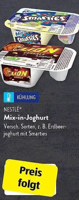 Aldi Süd Nestlé mix-in-joghurt Angebot