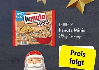 Aldi Süd Ferrero hanuta minis Angebot