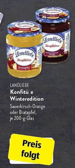 Aldi Süd Landliebe konfitüre winteredition Angebot