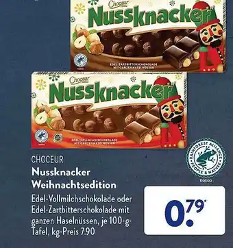 Aldi Süd Choceur nussknacker weihnachtsedition Angebot