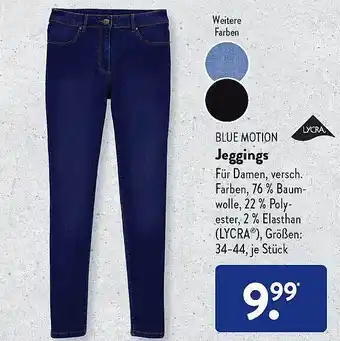 Aldi Süd Blue motion jeggings Angebot