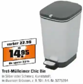 OBI Tret Mülleimer Chic Bin Angebot