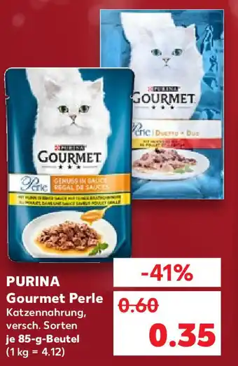 Kaufland Purina Gourmet Perle 85 g Beutel Angebot