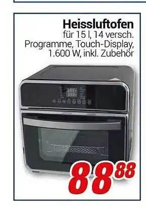 CENTERSHOP Heissluftofen Angebot