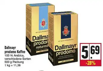 Kupsch Dallmayr prodomo kaffee Angebot