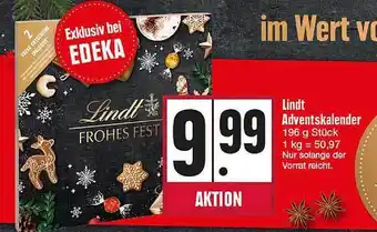 Kupsch Lindt adventskalender Angebot