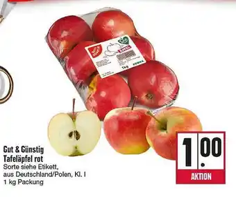 Kupsch Gut & günstig tafeläpfel rot Angebot