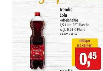 Markant Markt Trendic cola Angebot