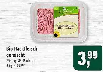 Markant Markt Bio hackfleisch gemischt Angebot