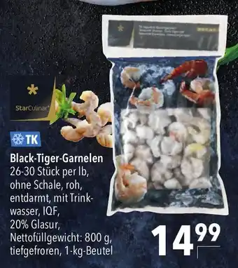 CITTI Markt Black Tiger Garnelen 1 kg Beutel Angebot