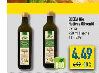 diska Edeka bio natives olivenöl extra Angebot