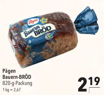 CITTI Markt Pågen Bauern BRÖD 820 g Packung Angebot