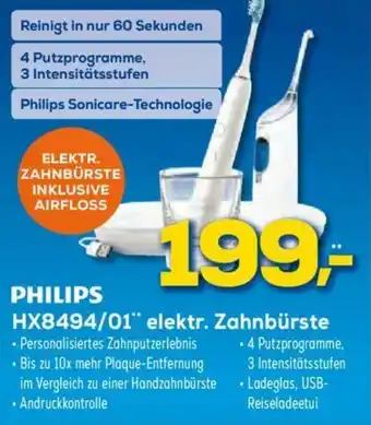 Euronics Philips HX8494/01 elektr. Zahnbürste Angebot