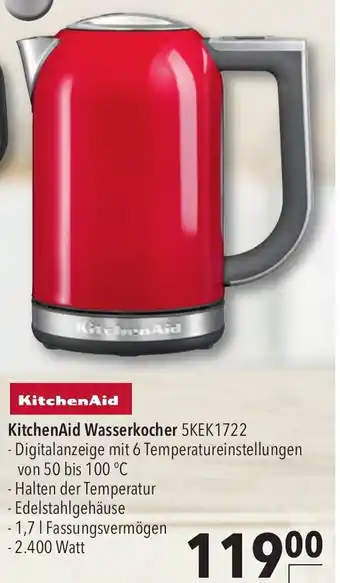 CITTI Markt KitchenAid Wasserkocher 5KEK1722 Angebot