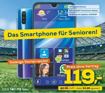 Euronics Beafon M6 blau Angebot