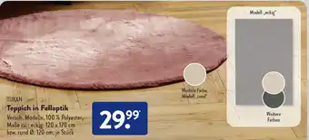 Aldi Süd Tukan Teppich in Felloptik Angebot