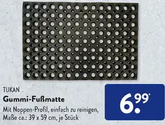 Aldi Süd Tukan Gummi Fußmatte Angebot