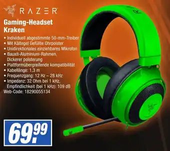 HEM Expert Razer Gaming Headset Kraken Angebot