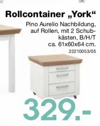 Sommerlad Rollcontainer York Angebot