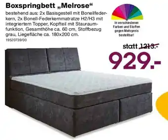 Sommerlad Boxspringbett Melrose Angebot