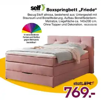 Sommerlad Boxspringbett Friede Angebot