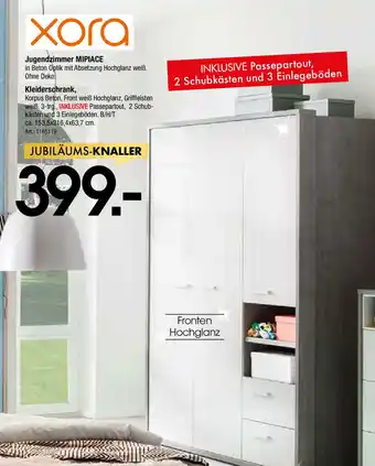 Zurbrüggen Xora Jugendzimmer Mipiace oder Kleiderschrank Angebot