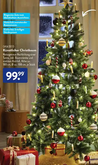 Aldi Süd Casa Deco Künstlicher Christbaum Angebot