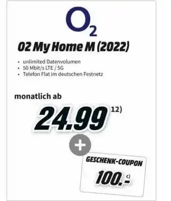 MediaMarkt O2 my home m (2022) Angebot