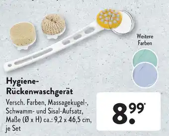 Aldi Süd Hygiene Rückenwaschgerät Angebot