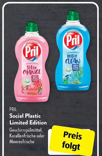 Aldi Süd Pril Social Plastic Limited Edition Angebot