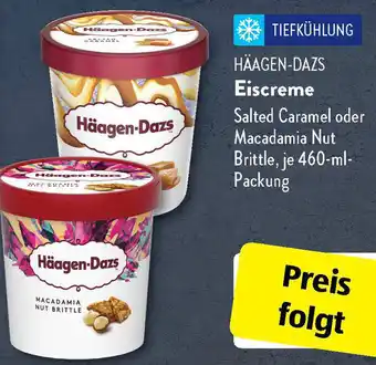 Aldi Süd Häagen Dazs Eiscreme 460 ml Packung Angebot