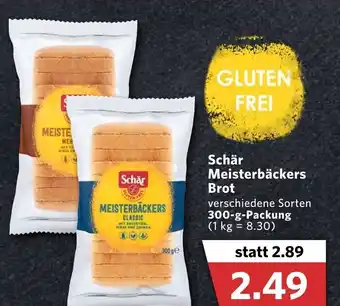 Combi Schär Meisterbäckers Brot 300g Angebot