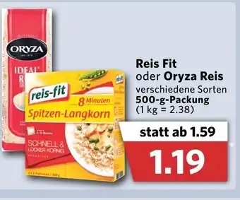 Combi Reis Fit oder Oryza Reis 500g Angebot