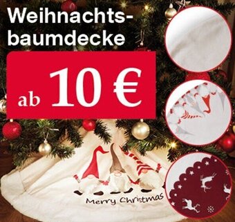 Woolworth Weihnachtsbaumdecke Angebot