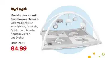 BabyOne Nattou krabbeldecke mit spielbogen tembo Angebot