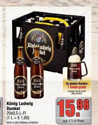 Profi Getränke König ludwig dunkel Angebot