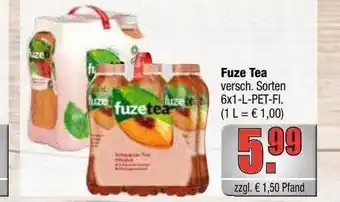 Profi Getränke Fuze tea Angebot